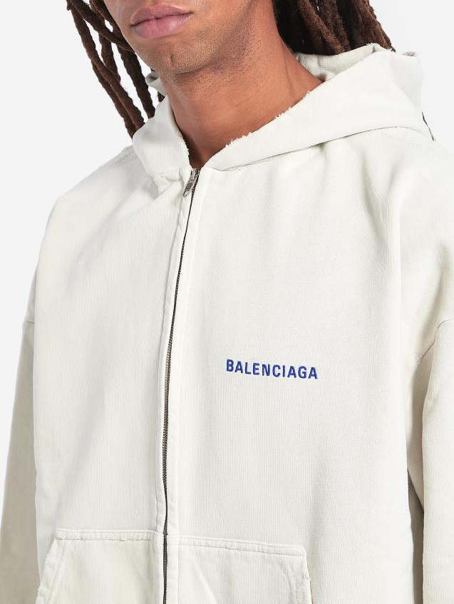 BALENCIAGA - Zipped sweater