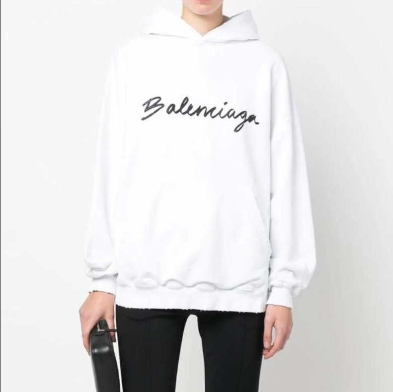 Political Hooded Cotton Sweatshirt