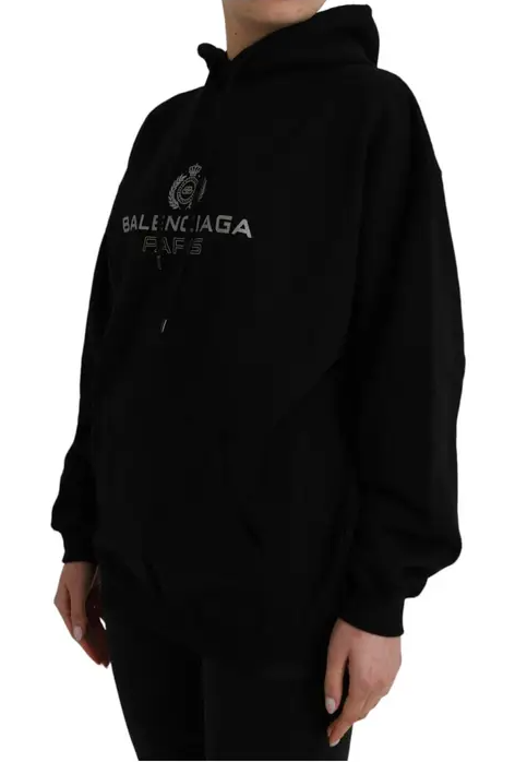 Political Hooded Cotton Sweatshirt