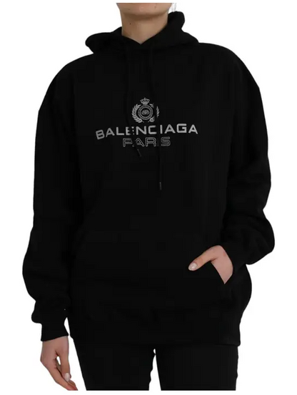 Political Hooded Cotton Sweatshirt